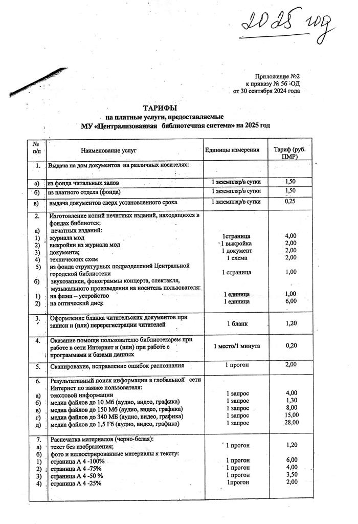tarif2025